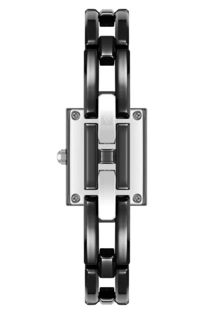 Ak Anne Klein Black Ceramic Watch, 19mm In Black