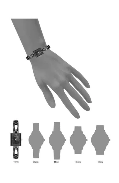 Ak Anne Klein Black Ceramic Watch, 19mm In Black