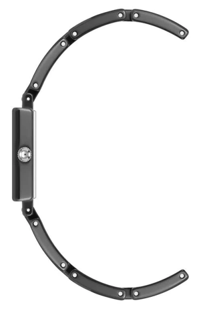 Ak Anne Klein Black Ceramic Watch, 19mm In Black