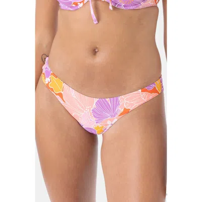 Roxy Women's Bell Bottom Blooms Ruched Underwire Bikini Top In Multi