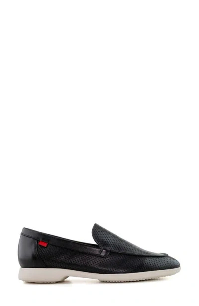 Marc Joseph New York Bayview Lane Perforated Loafer In Black