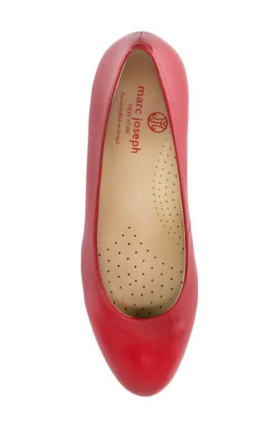 Marc Joseph New York Broad St 2.0 Patent Leather Pump In Red