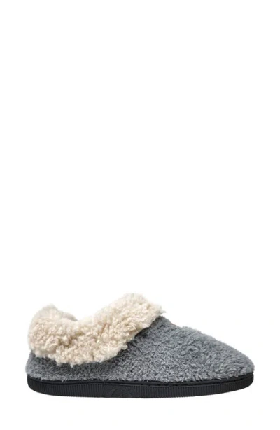 Gaahuu Cozee Faux Shearling Lined Slipper In Gray