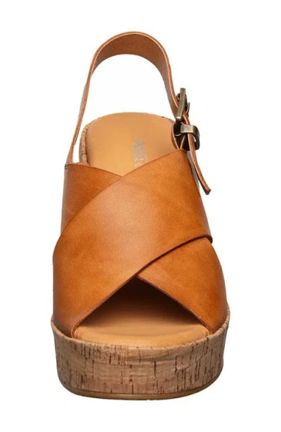 Antelope Aly Wedge Platform Sandal In Brown
