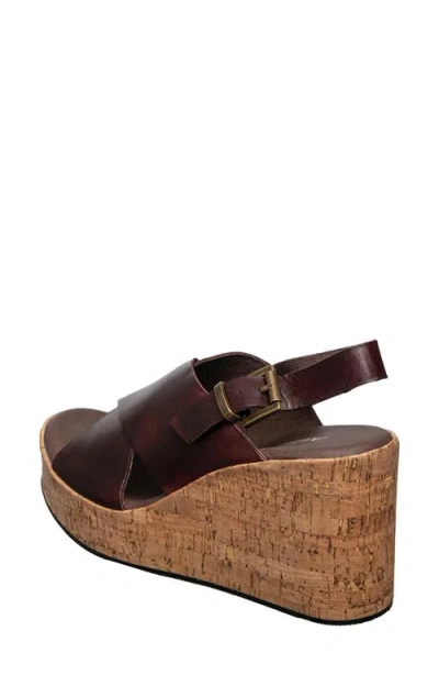 Antelope Aly Wedge Platform Sandal In Brown