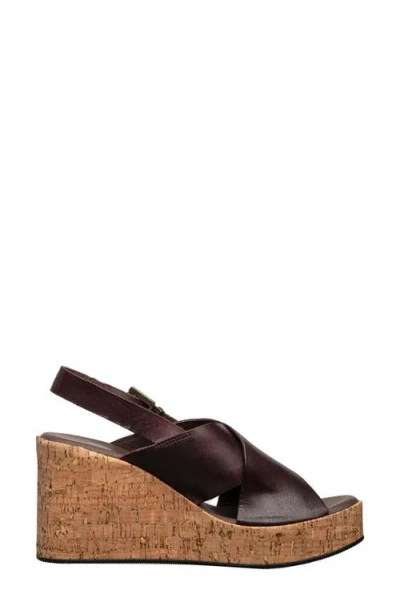 Antelope Aly Wedge Platform Sandal In Brown