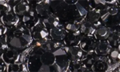 Lady Couture Dazzle Crystal Embellished Block Heel Sandal In Black