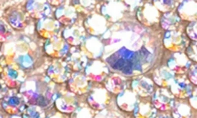 Lady Couture Dazzle Crystal Embellished Block Heel Sandal In Multi