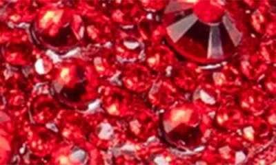 Lady Couture Dazzle Crystal Embellished Block Heel Sandal In Animal Print