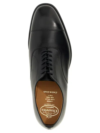 Church's Polished Leather Lace-up Shoes In Black