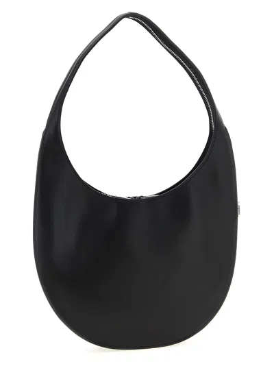 Coperni Medium Soft Swipe Leather Shoulder Bag In Black