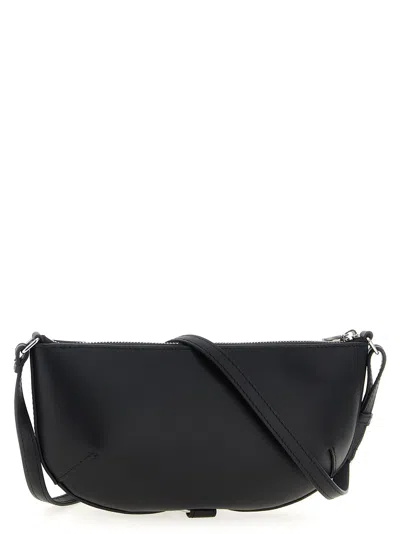 Courrèges Courreges Women Holy Eclipse Leather Shoulder Bag In Black