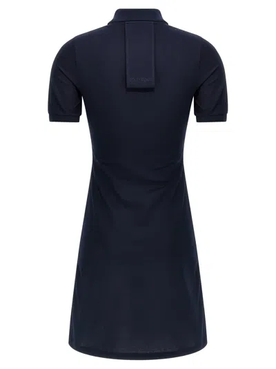Courrèges Woman Mini Dress Midnight Blue Size M Cotton In Blue
