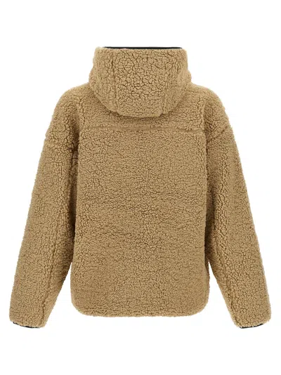 Diesel S-zat Sweat-shirt Puffer Jackets Beige In Nude