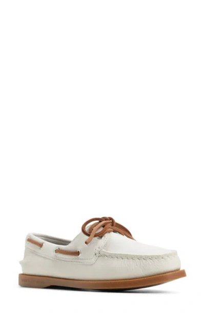 Sperry Authentic Original 1 Eye Boat Shoe In White