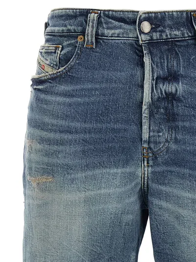 Diesel 1988 D-ark Jeans In Blue Cotton In Blue