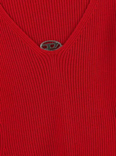 Diesel M-olina Formula Red Jersey In Red
