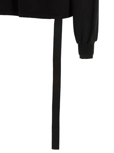 Drkshdw Oversized Hoodie Black Pearl Sweatshirt In Black