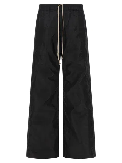 Drkshdw Black Nylon Pusher Trousers In Black