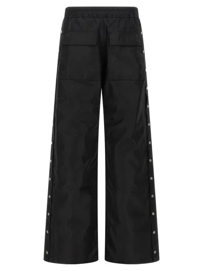 Drkshdw Black Nylon Pusher Trousers In Black