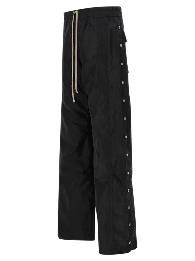Drkshdw Black Nylon Pusher Trousers In Black