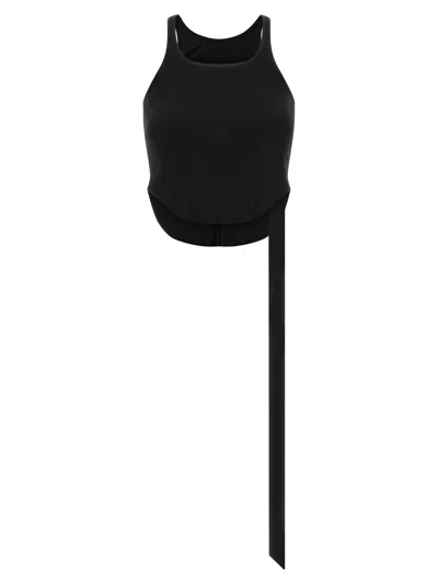 Drkshdw Basic Tank Cropped In Black