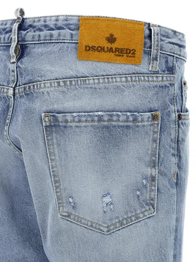 Dsquared2 Cool Guy Jeans With Used Effect In Blue