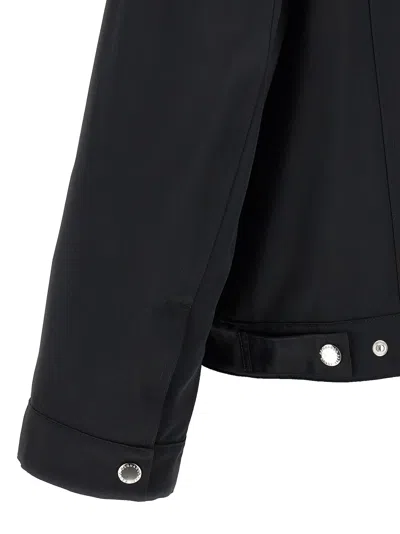 Dsquared2 'ever Jean D2' Jacket In Black