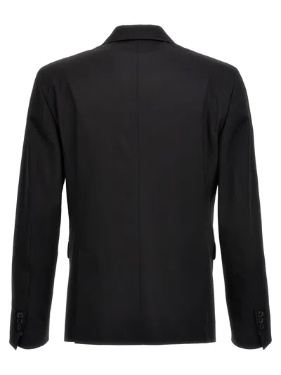 Dsquared2 Pinstripe-pattern Three-piece Suit In Black