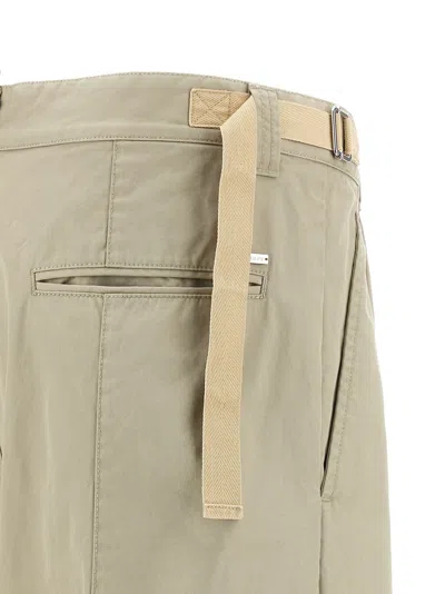 Dsquared2 Tailored Pleated Trousers With Button Detailing In Animal Print