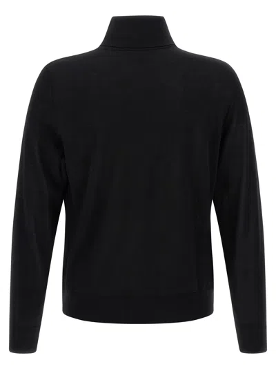 Dsquared2 Virgin Wool Turtleneck Sweater In Black