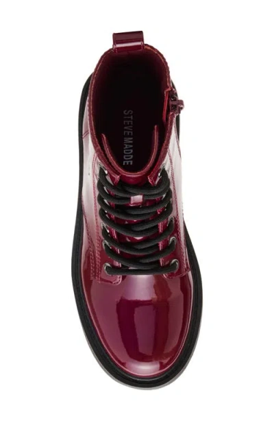 Steve Madden Kids' Jpose Combat Boot In Animal Print