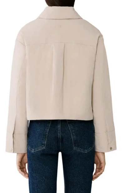 Soia & Kyo Laleh Duvet Down Cropped Jacket In Soft Teak In Neutral