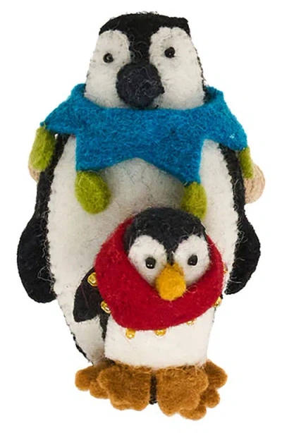 Juliska Berry & Thread North Pole Set Of 4 Napkin Rings In Multi