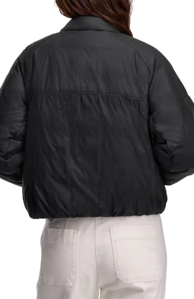 Canada Goose Elba 750 Fill Power Down Packable Bomber Jacket In Black