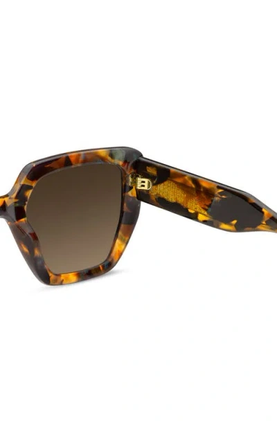 Marc Jacobs 52mm Gradient Square Sunglasses In Brown