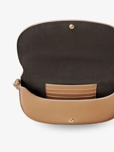 Fendi Women Wallet On Chain Graphy Leather Shoulder Bag In Brown