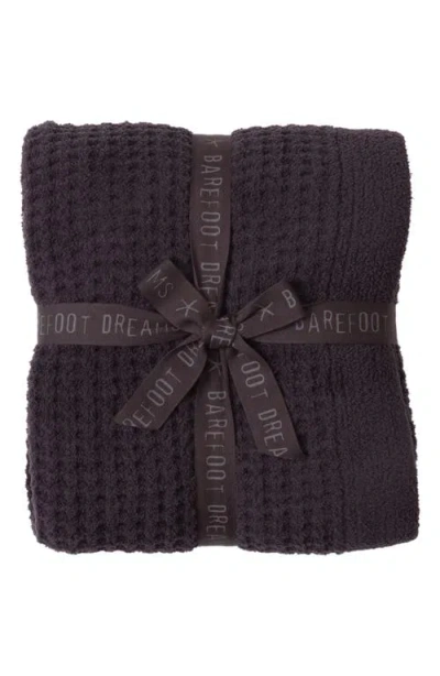 Barefoot Dreams Cozychic Waffle Throw In Brown