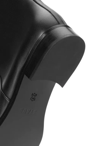 Staud Harlow Leather Riding Boots In Animal Print