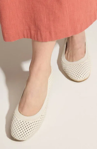 Yosi Samra Samantha Foldable Ballet Flat In Animal Print