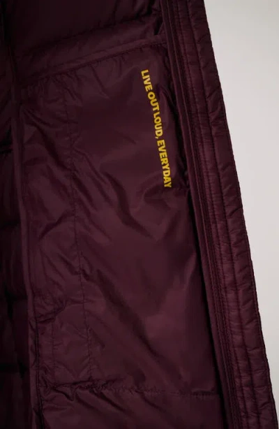 Lole Claudia Hooded Packable Down Jacket In Animal Print