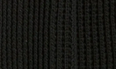 Krost Brioche Cotton Scarf In Black