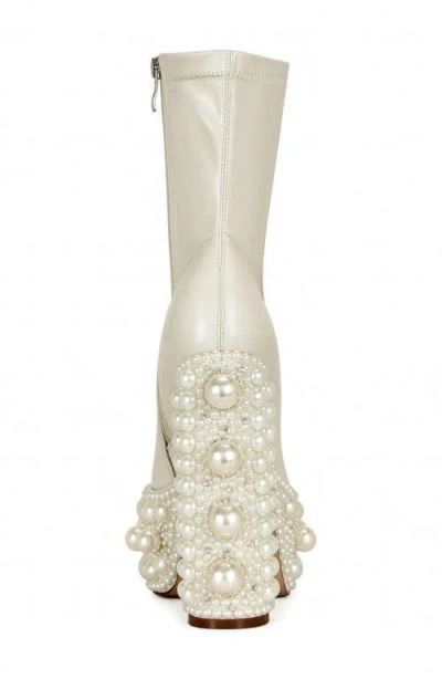 Azalea Wang Antaris Platform Bootie In Animal Print