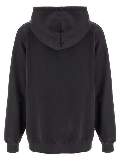 Ganni "isoli Cherries" Sweatshirt In Gray