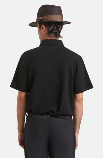 Brixton Roma Wool Felt Fedora In Brown