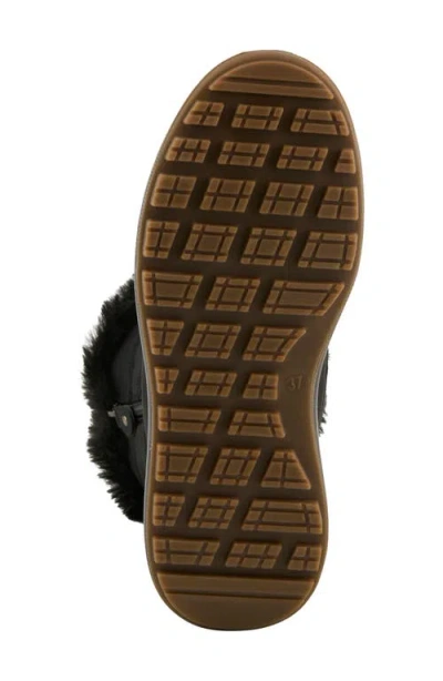 Flexus By Spring Step Leader Faux-fur Lined Boot In Black