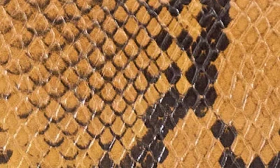 Staud Harlow Python-embossed Leather Shoulder Bag In Animal Print