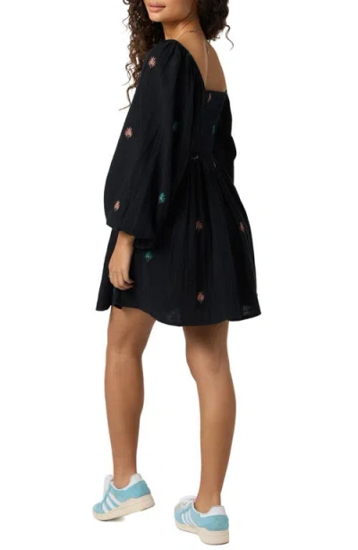 O'neill Women's Gracyn Palm Printed Smocked Dress In Multi