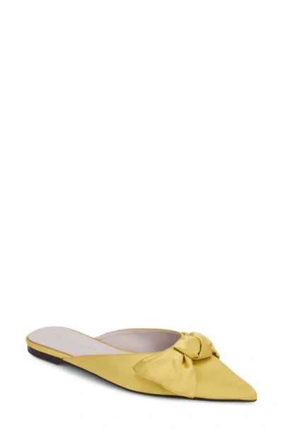 Yosi Samra Clara Pointed Toe Mule In Gold