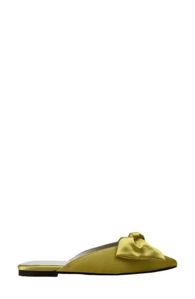 Yosi Samra Clara Pointed Toe Mule In Gold